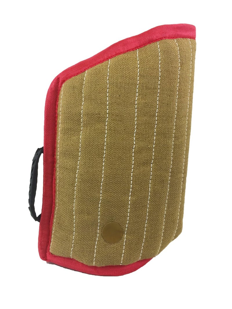 Tealover Puppy Bite Sleeve Dog Training Arm Protection Jute Tug Toys,Red - Image 1